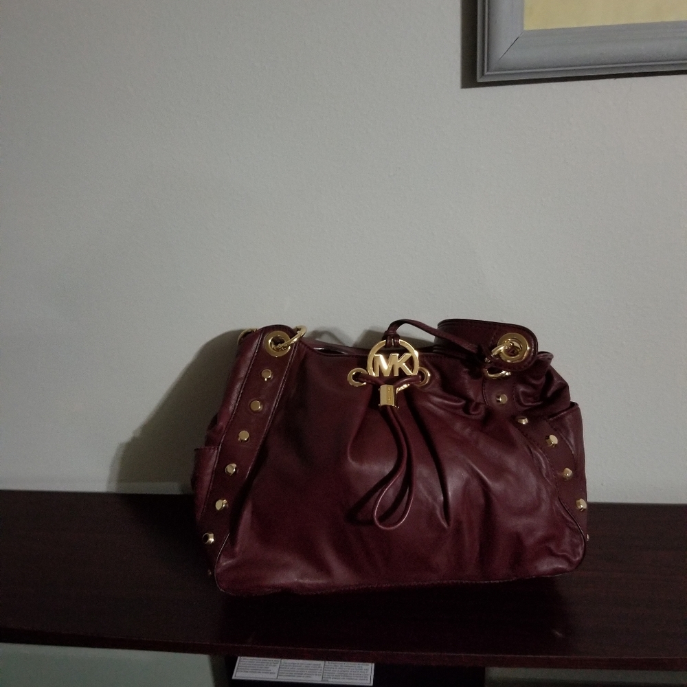 Cranberry Michael Kors purse
